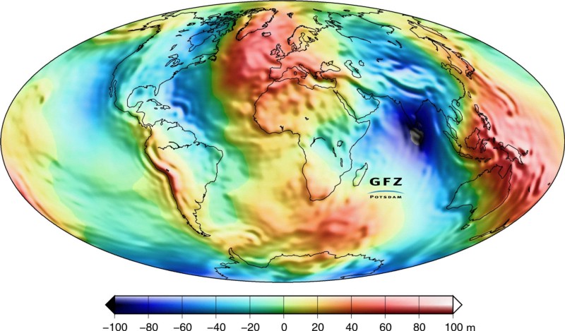 gravity field earth