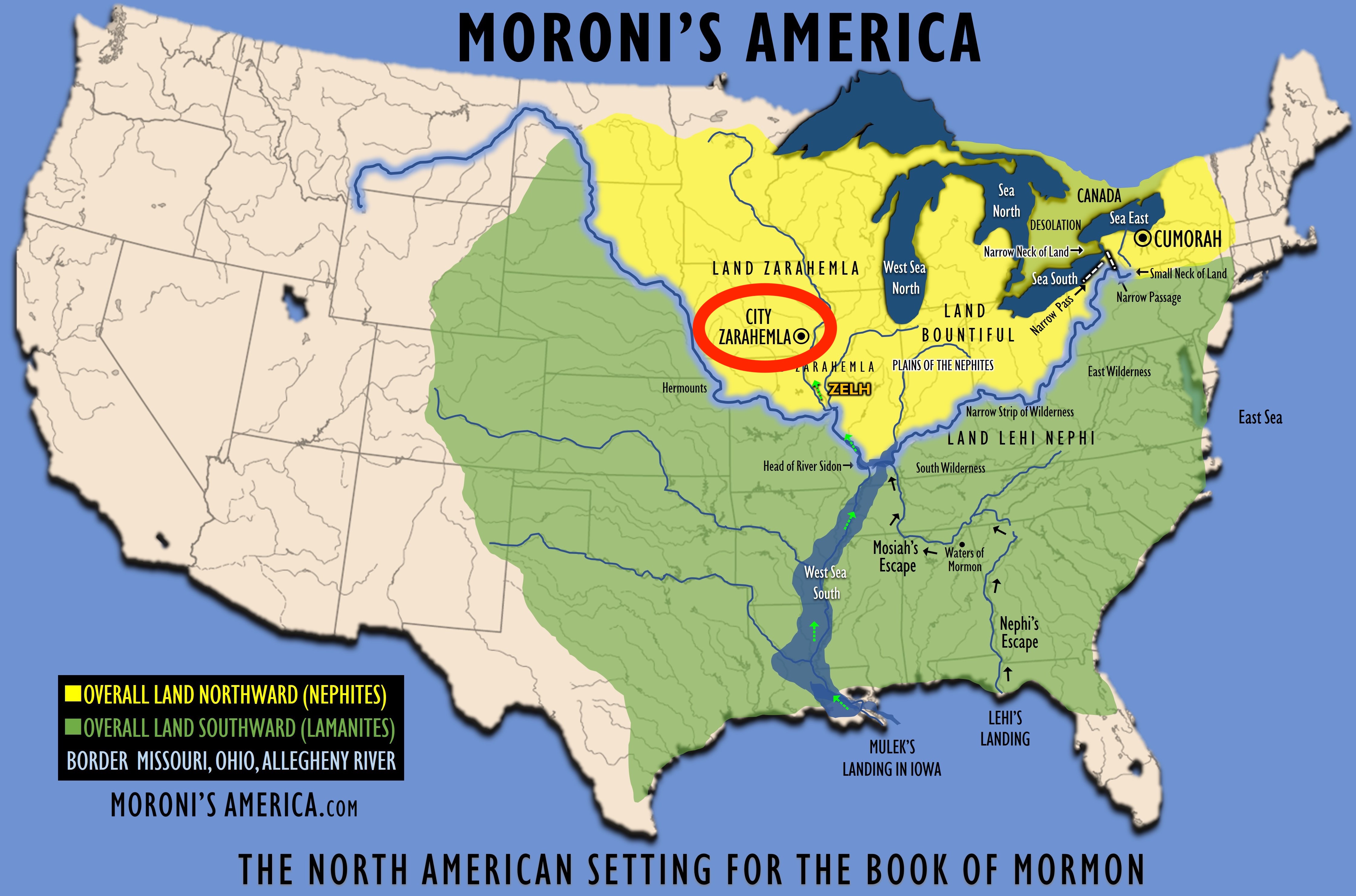 mormon geography