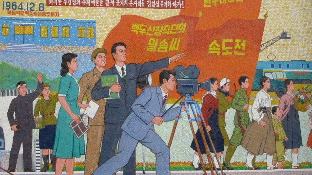 North Korea Mural
