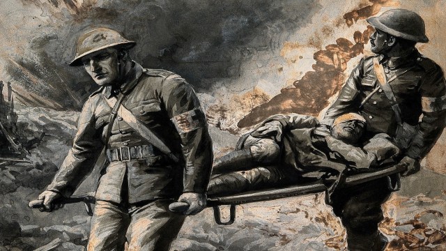 World War I stretcher bearers