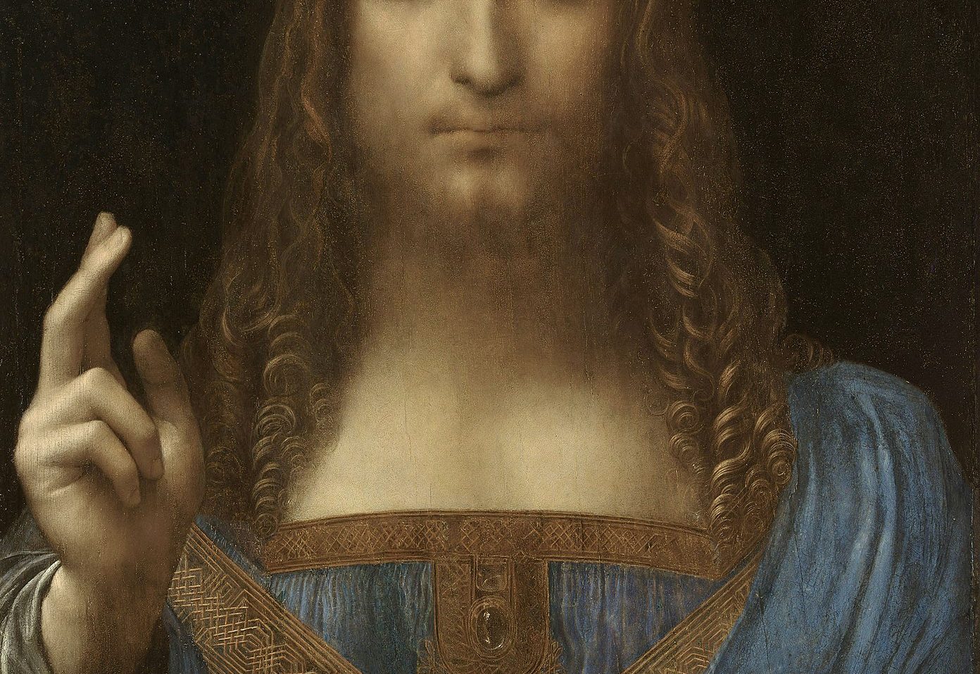 Salvator Mundi detail