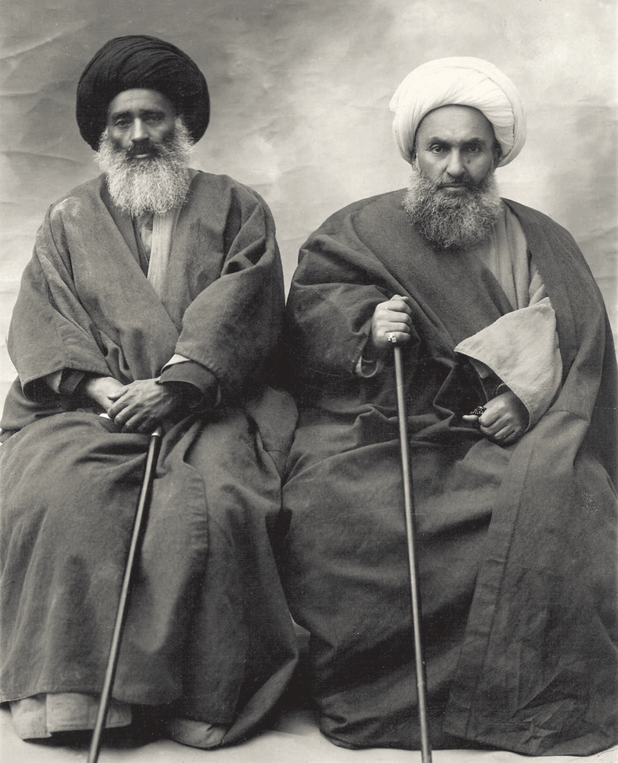 Clerics Behbahani (left) and Noori. 