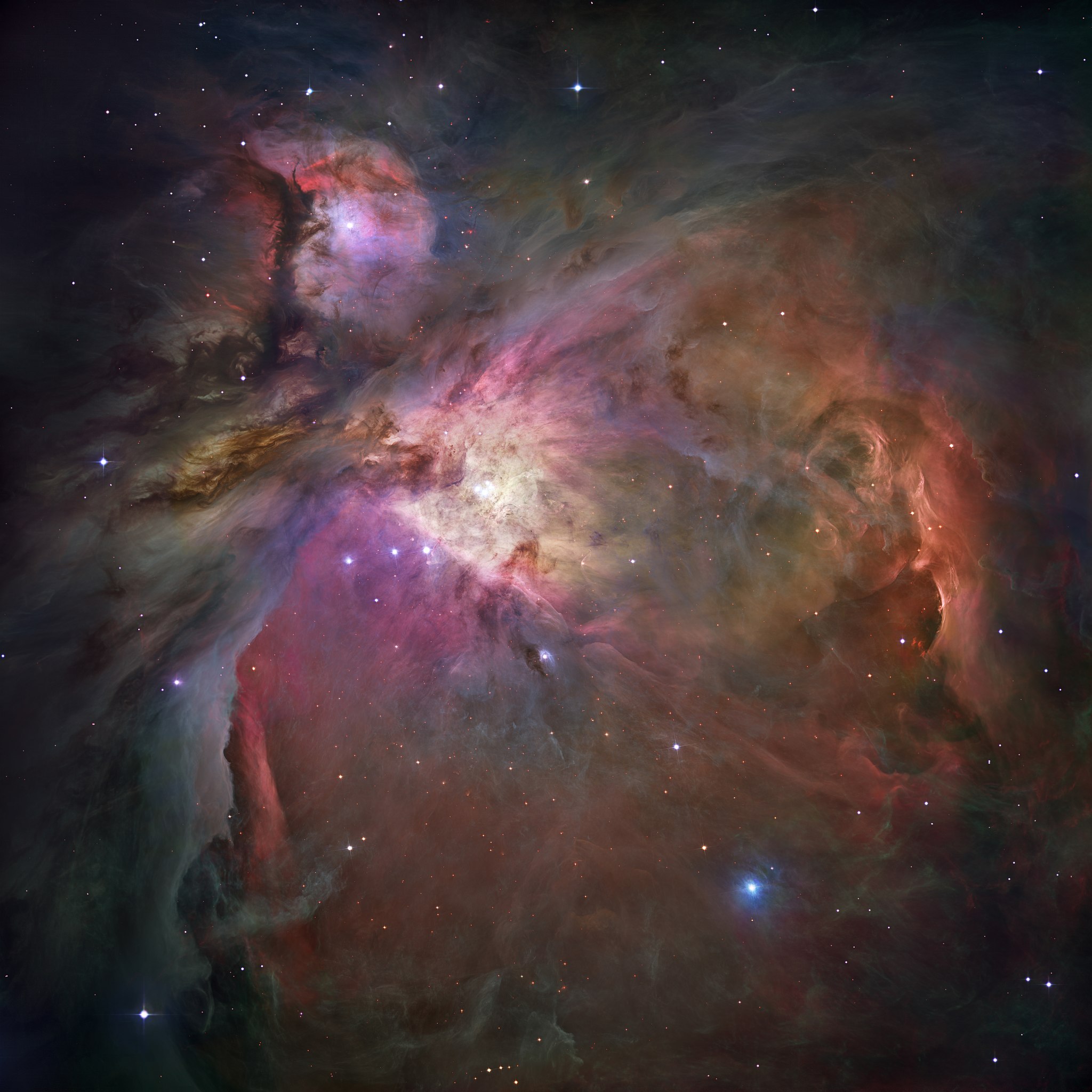 hubble composite orion nebula