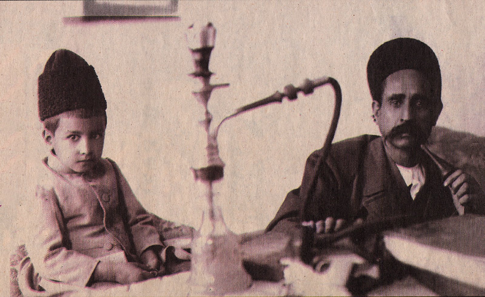 Sattar Khan with his son