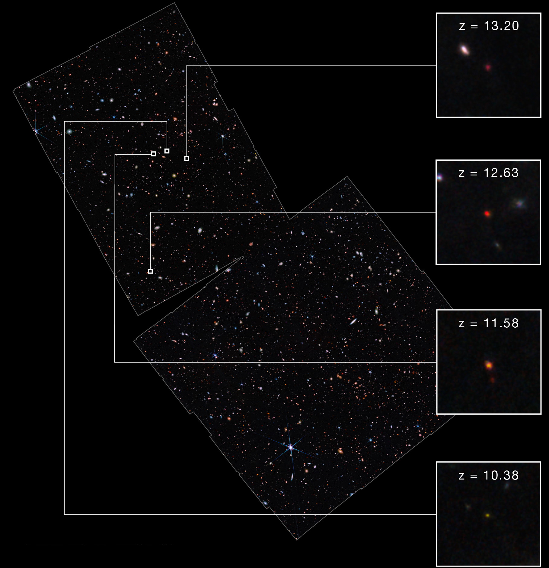 JADES deepest galaxies JWST