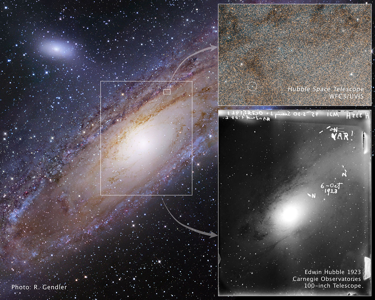 Hubble discovery cepheid andromeda