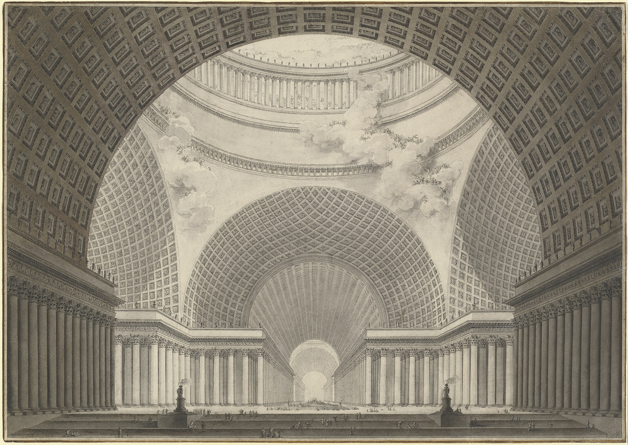Boullée’s design for a church. (Credit: National Gallery of Art / Wikipedia)
