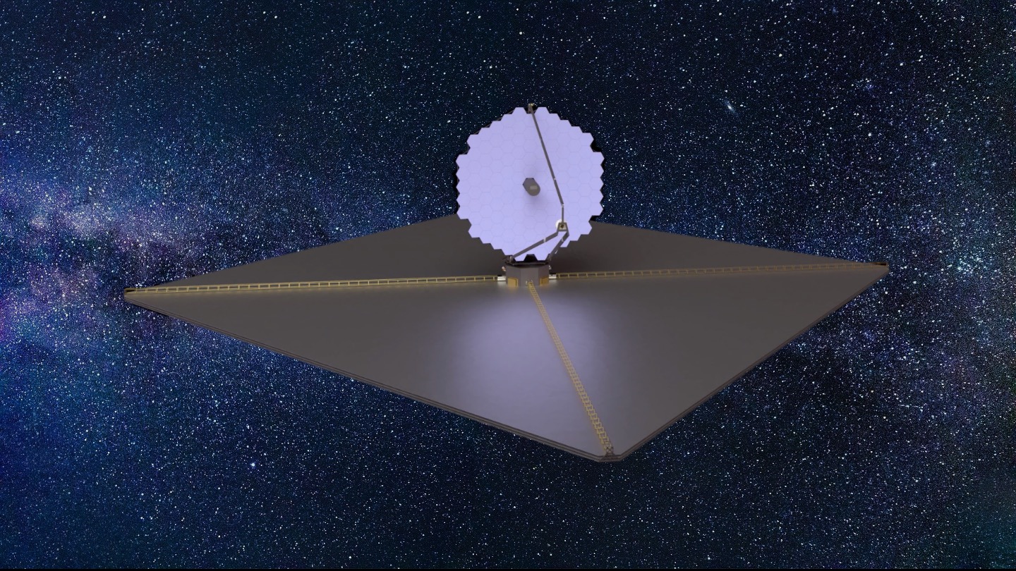 LUVOIR concept space telescope