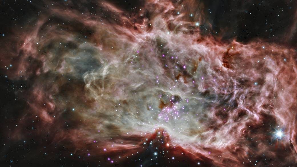 flame nebula infrared spitzer