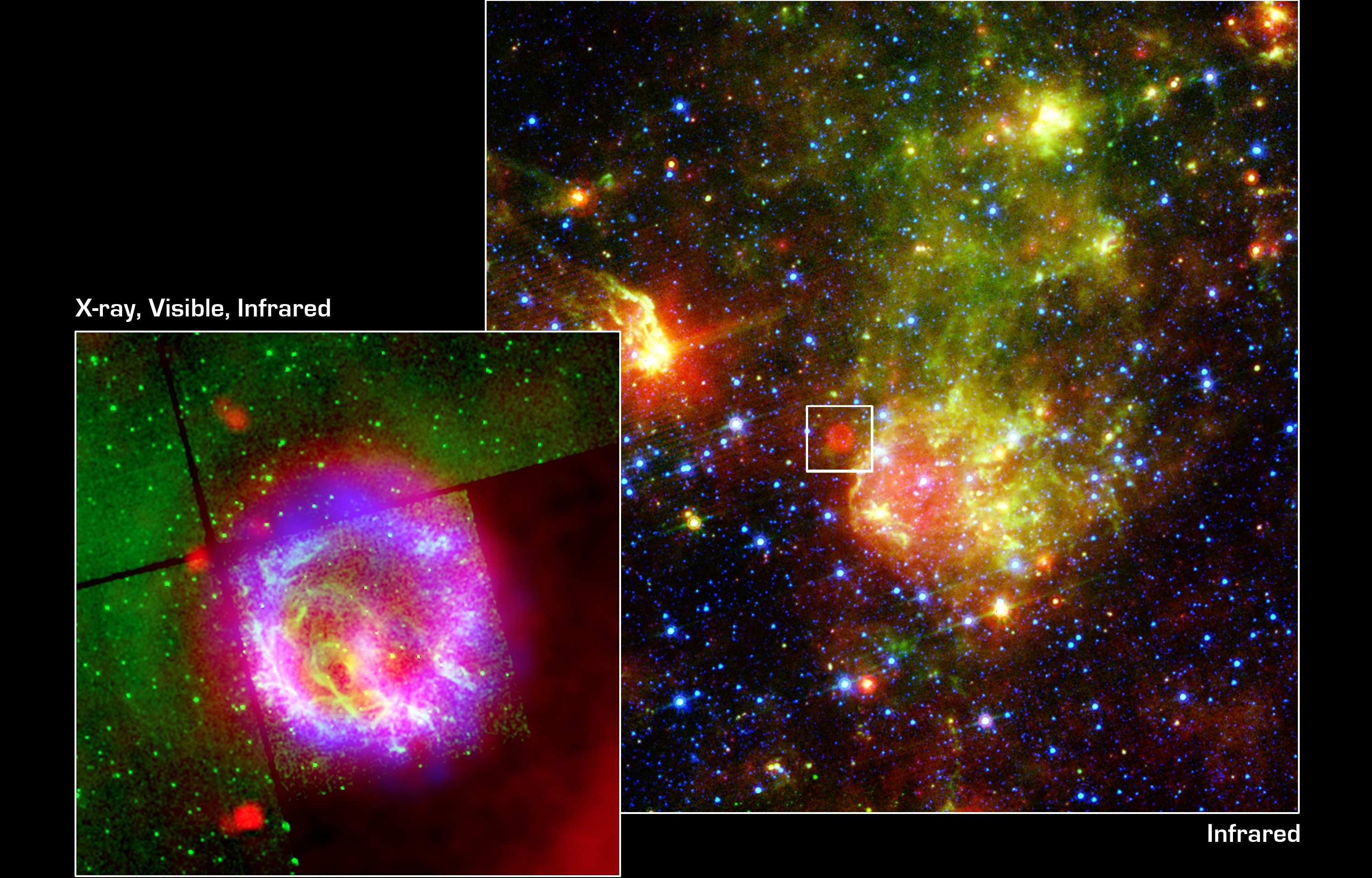 supernova remnant star formation spitzer