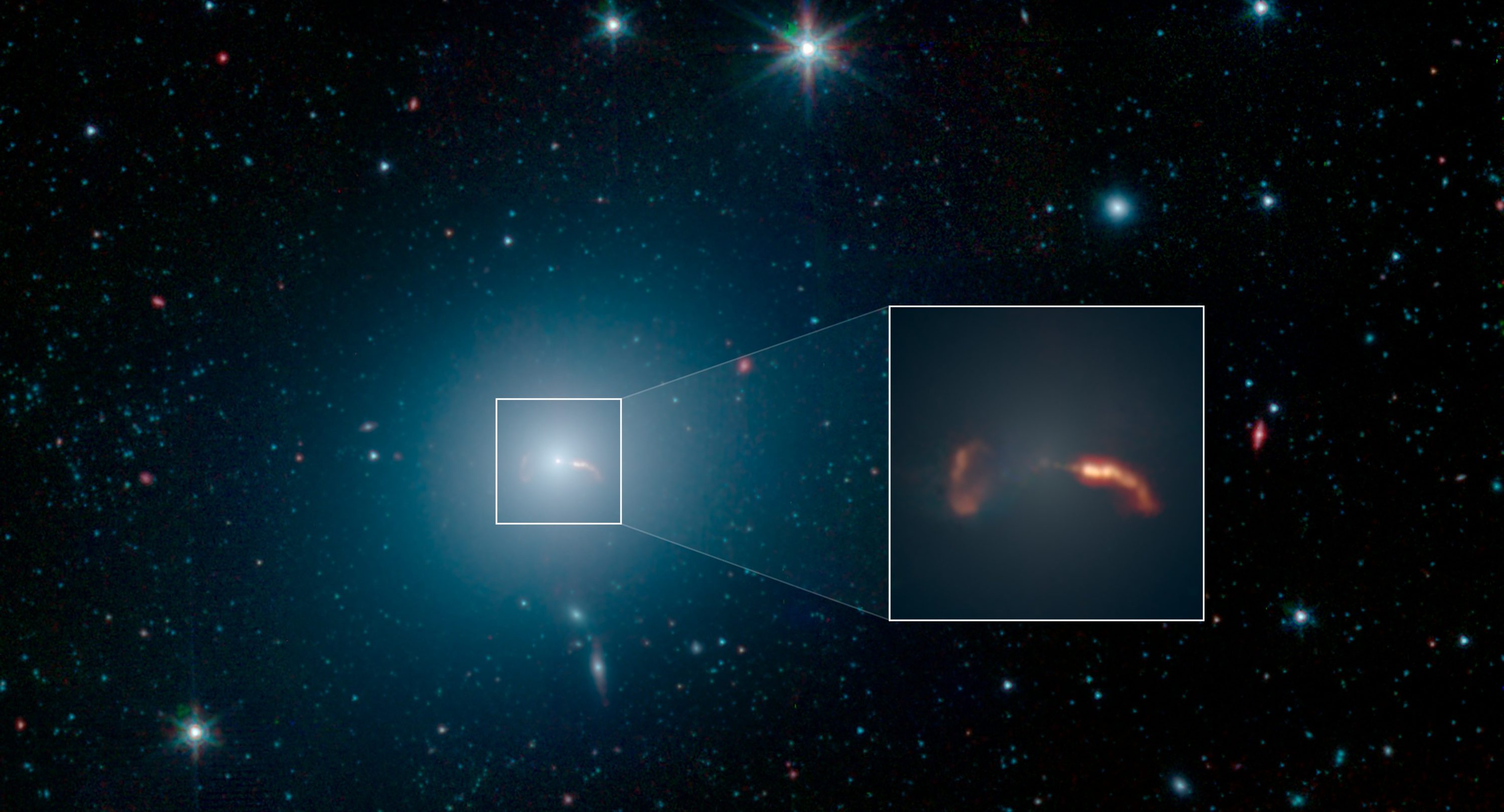 m87 jets black hole spitzer