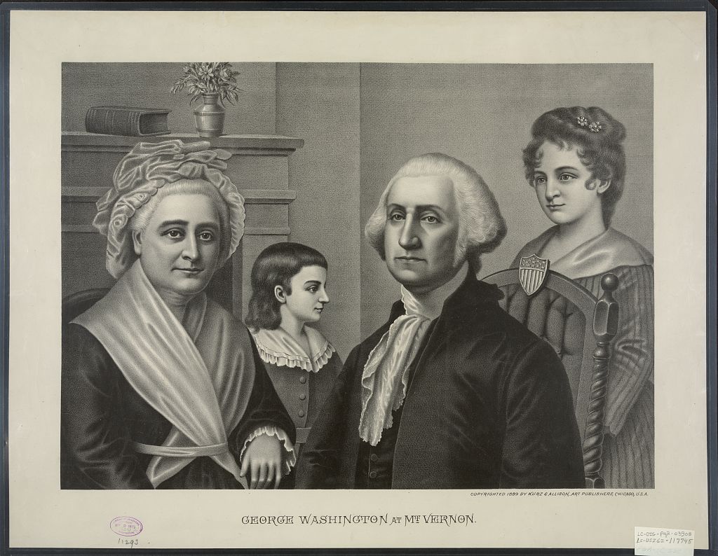 a portrait of george washington and others