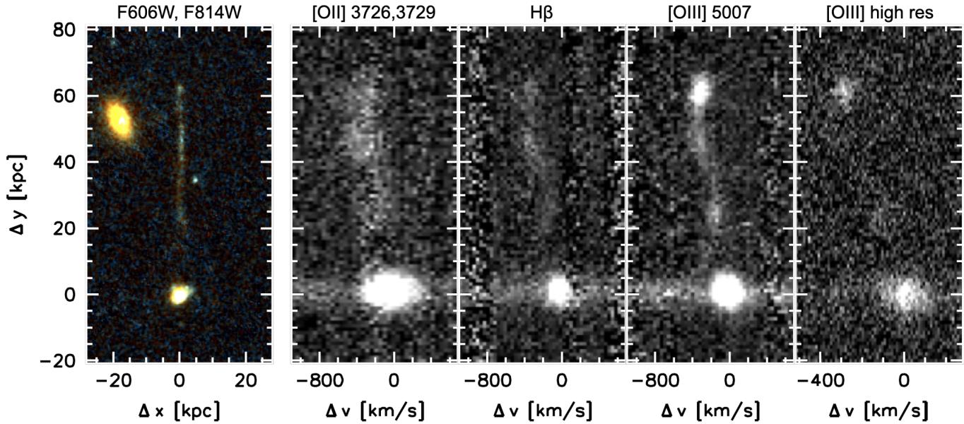 runaway black hole Keck data