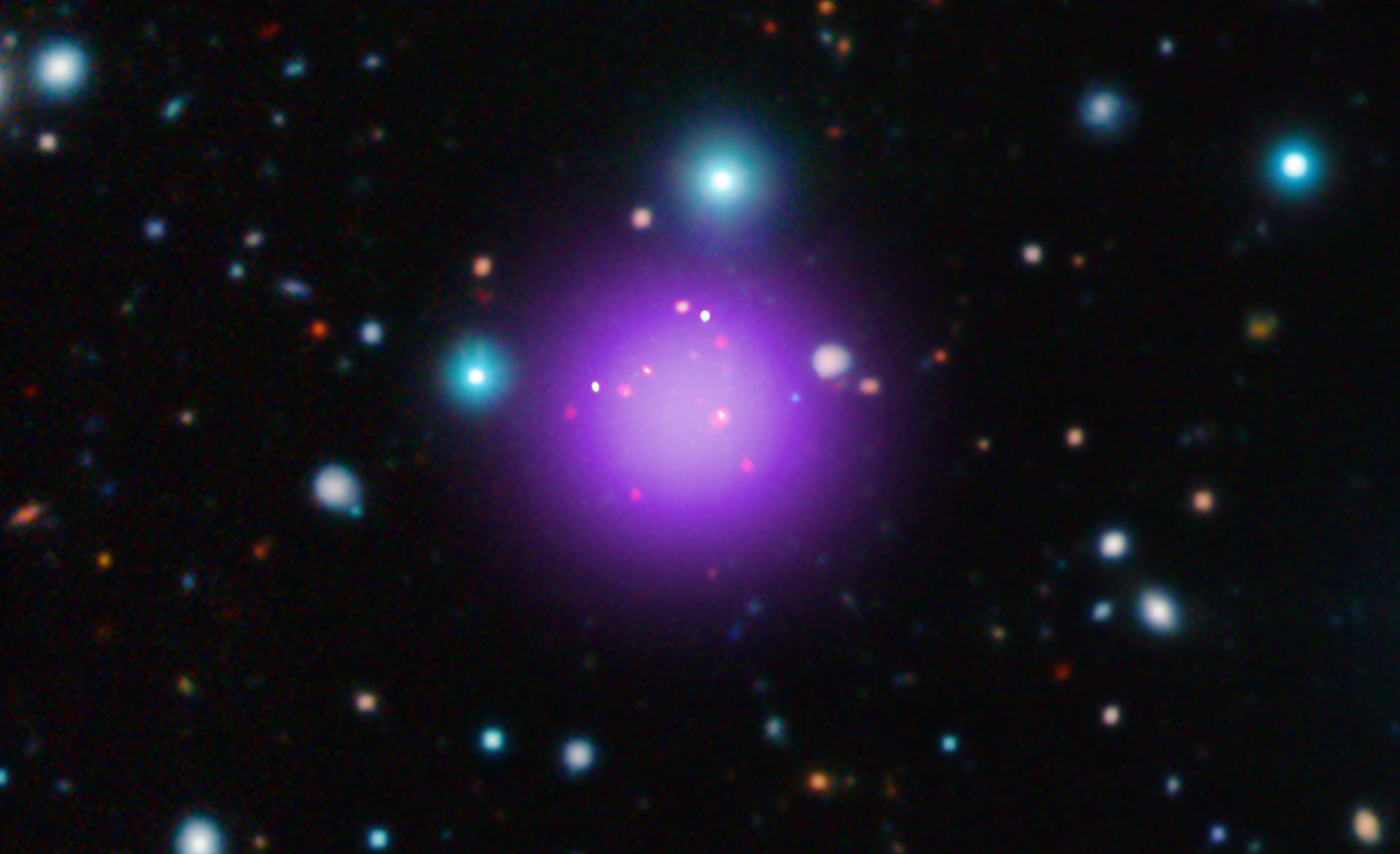Mature galaxy cluster CL J1001