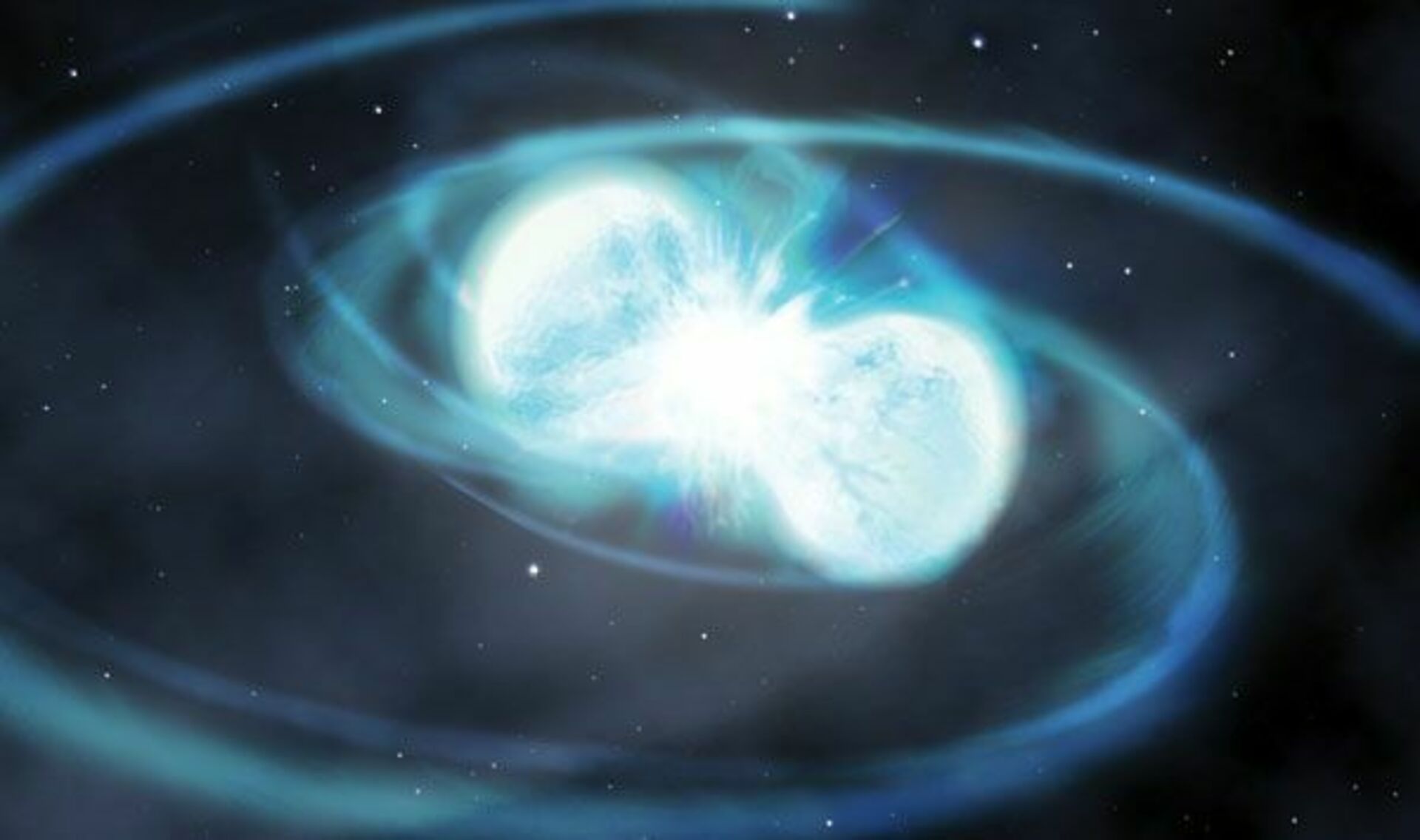two colliding white dwarfs trigger a type Ia supernova