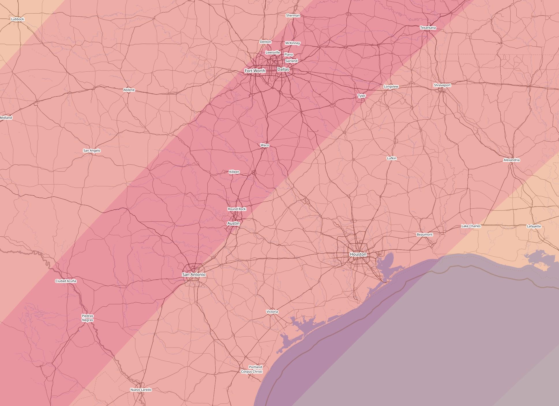 path totality texas total solar eclipse april 8, 2024