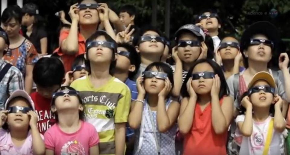 children eclipse glasses solar eclipse