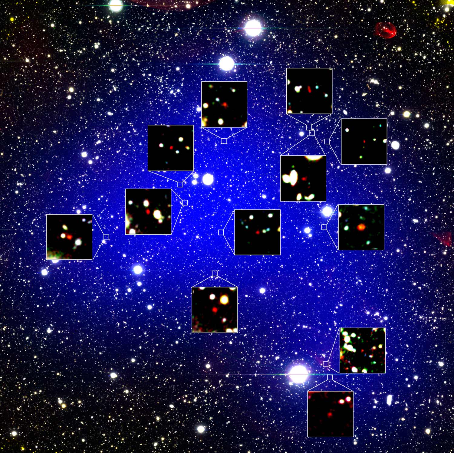 most distant pre-Webb proto-cluster