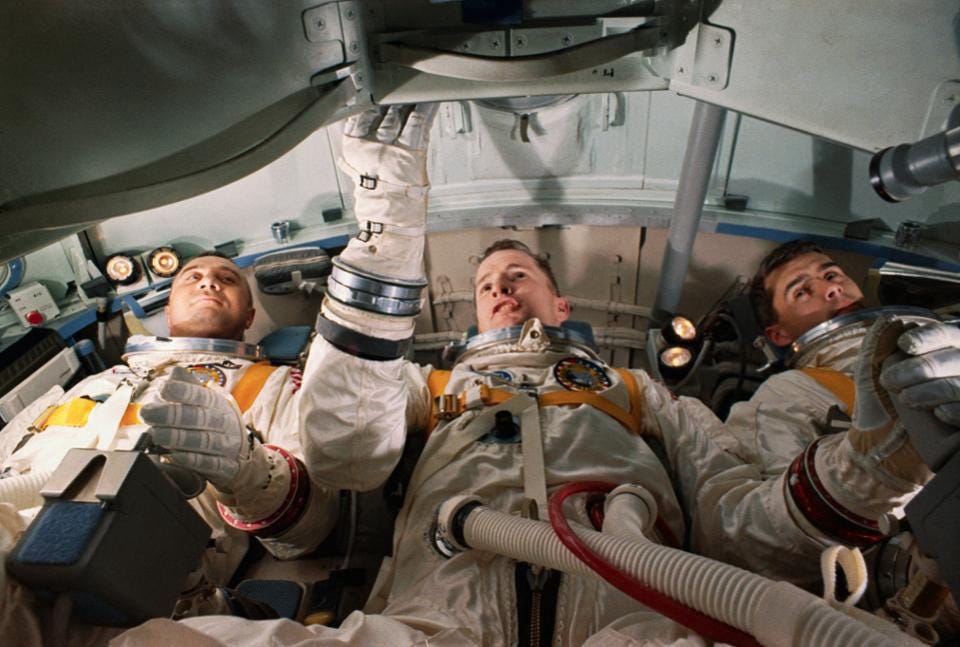 Apollo 1 astronauts AMS