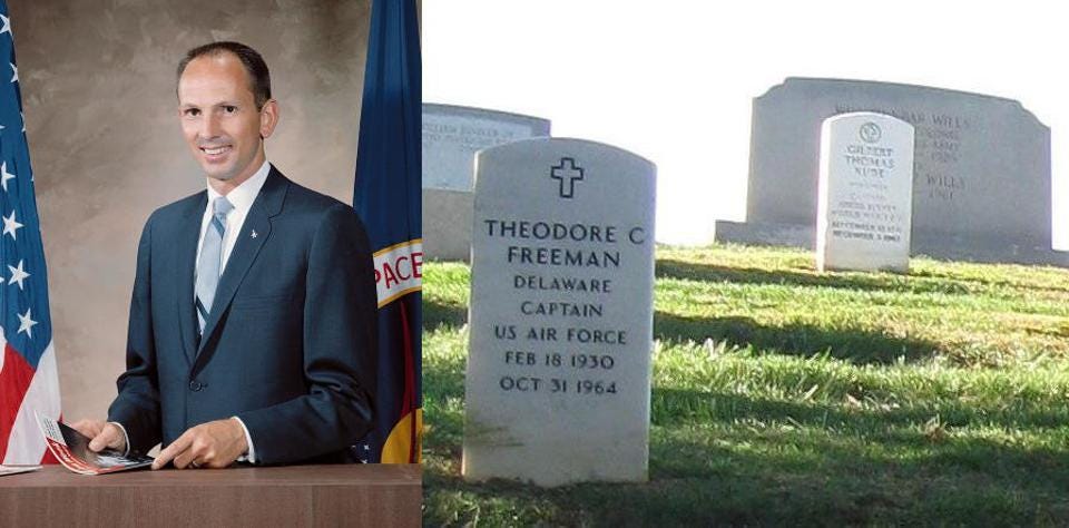 Memorial NASA astronaut Ted Freeman