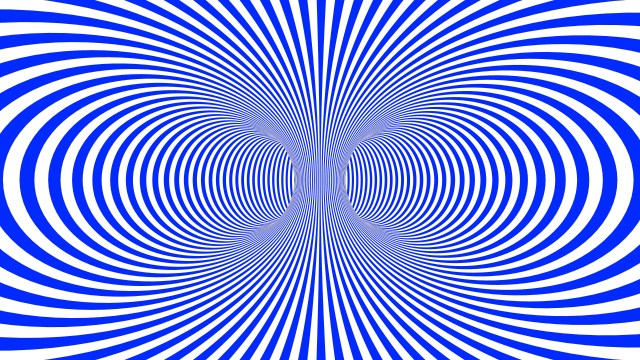 an abstract blue and white background with a spiral design.