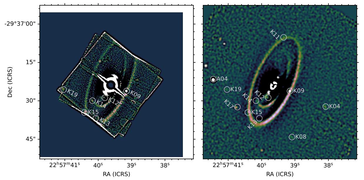 Fomalhaut debris system ALMA Keck JWST