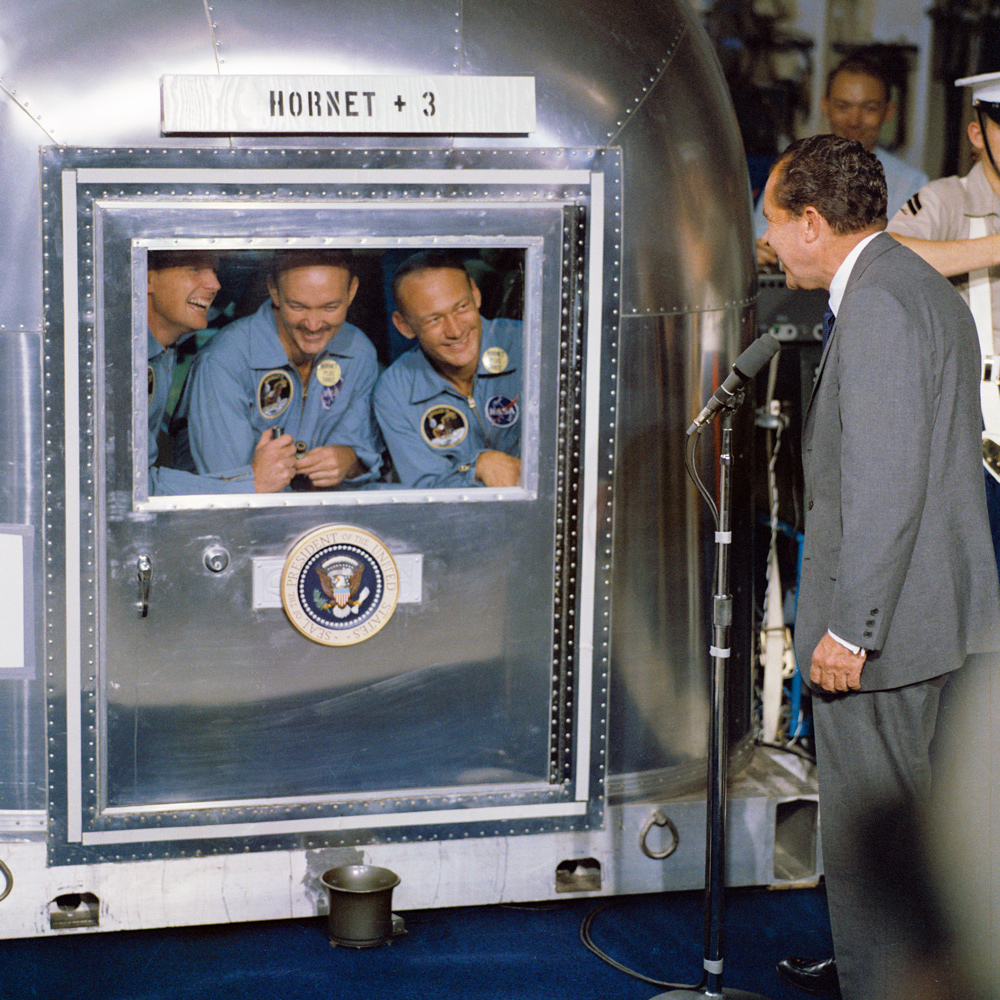 Apollo 11 astronauts Nixon