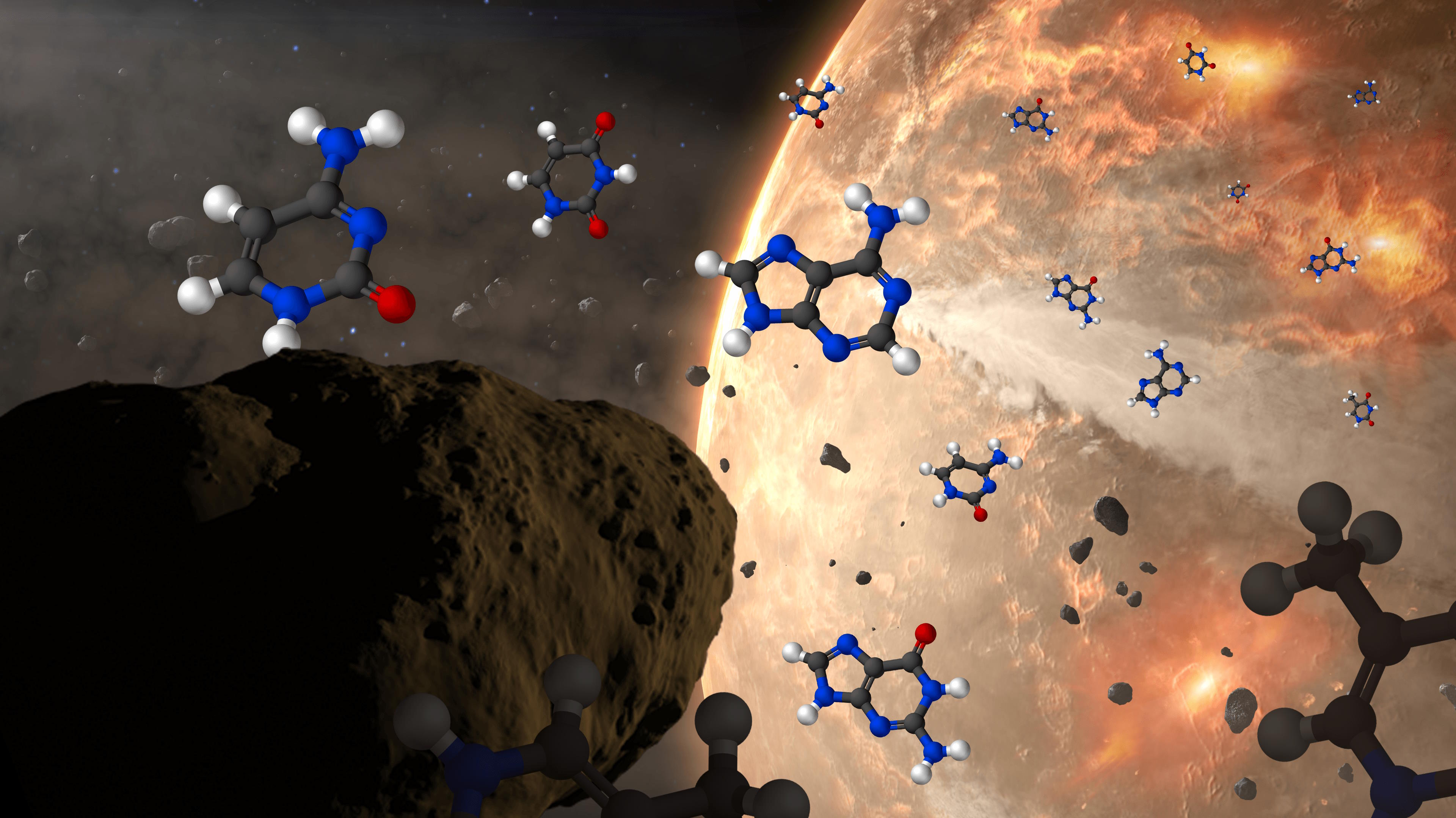 asteroid deliver organics to Earth