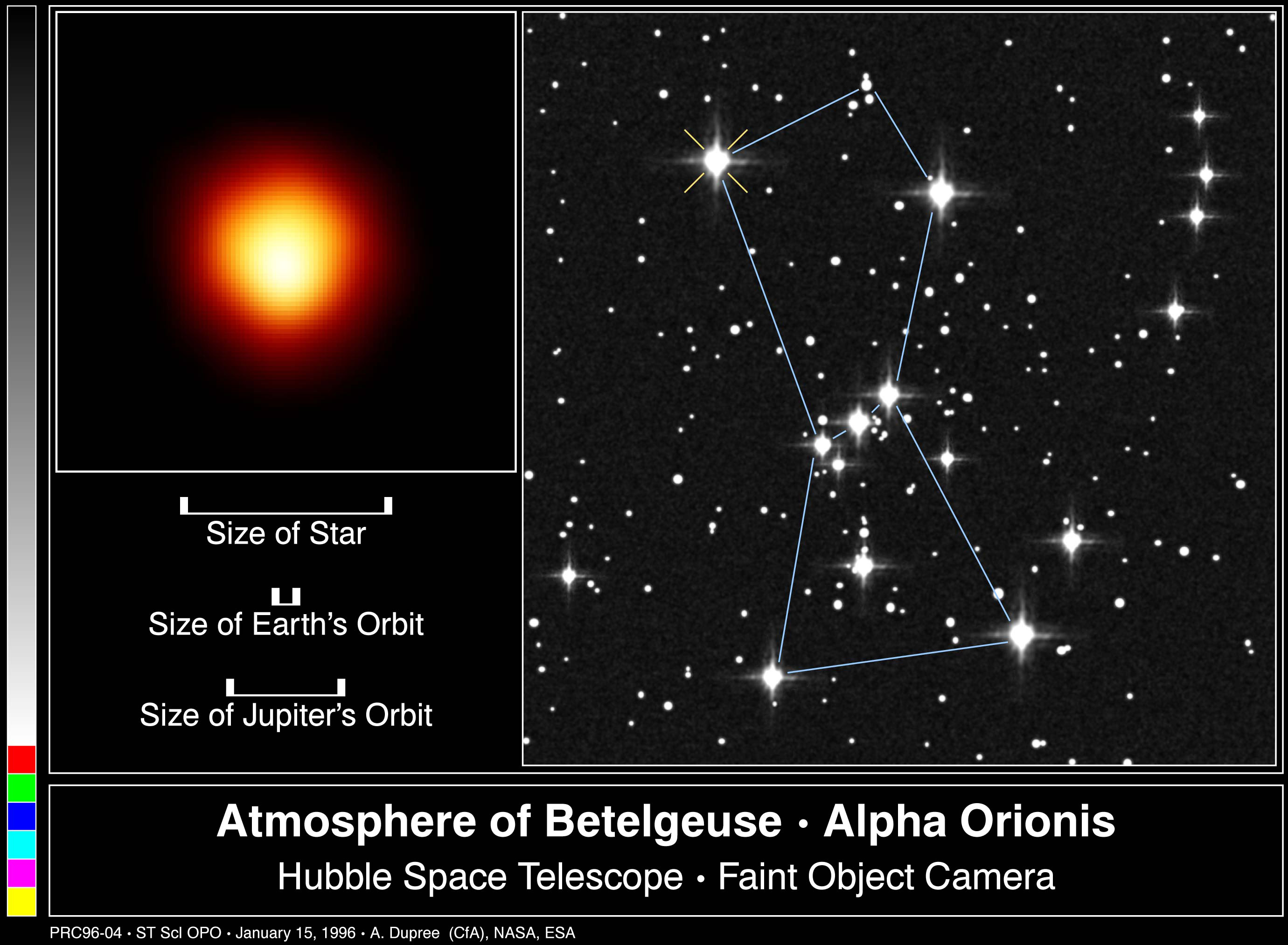 Betelgeuse alpha orionis direct image