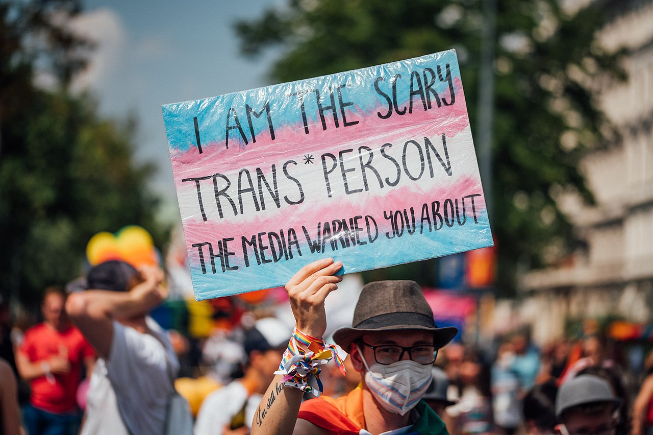 Pride parade trans scary person