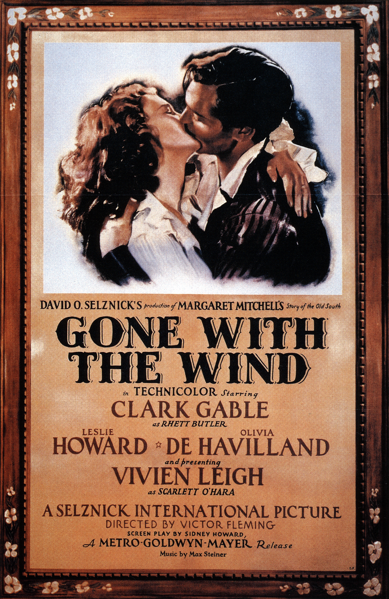 a movie poster for gone with the wind.