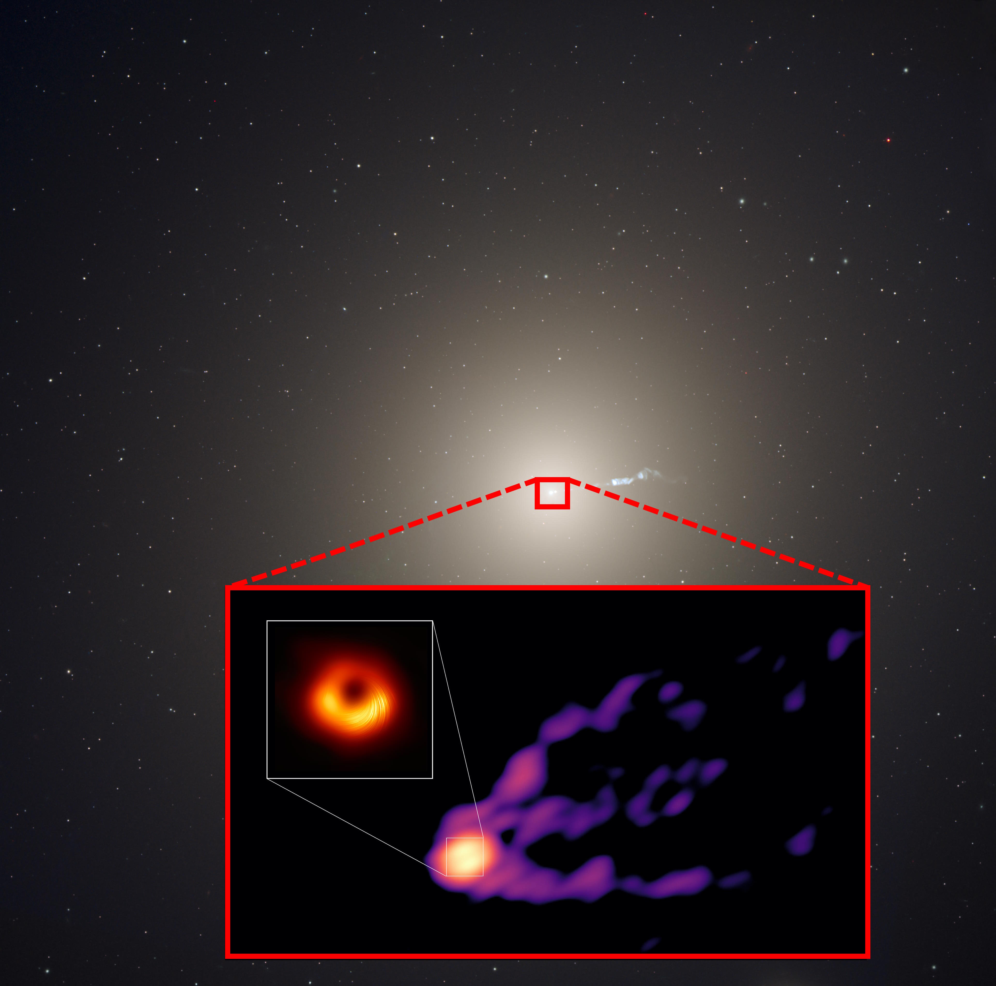 composite black hole messier 87