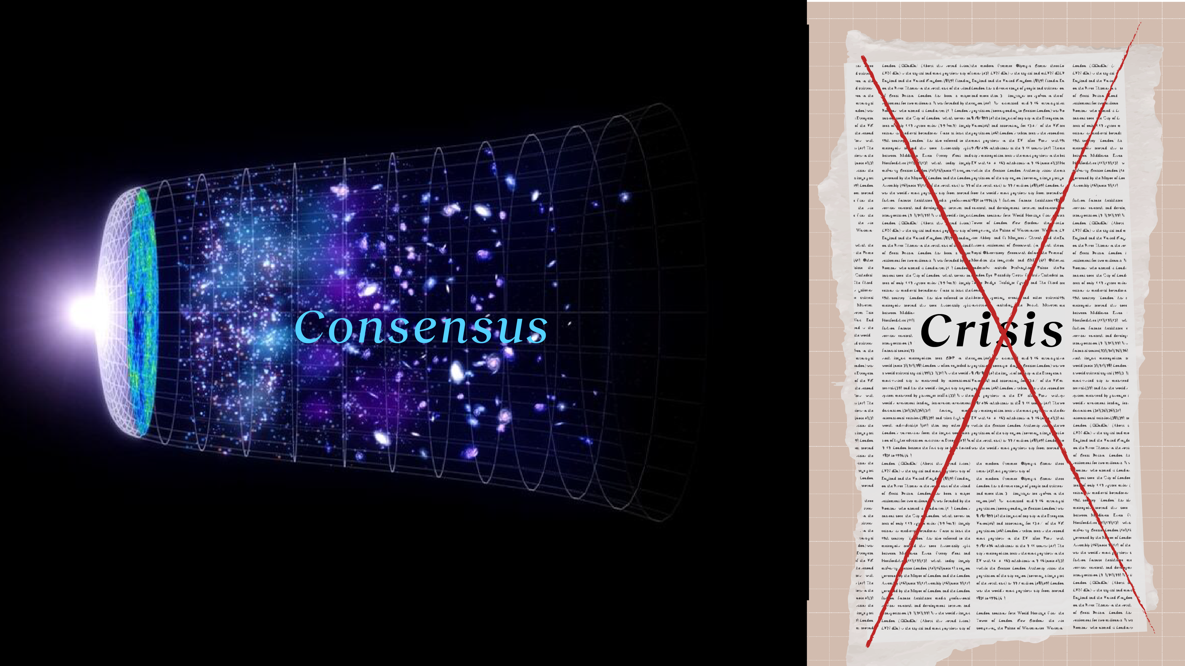 Big bang diagram consensus crisis