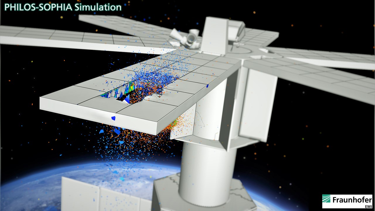 simulated satellite strike PHILOS-SOPHIA