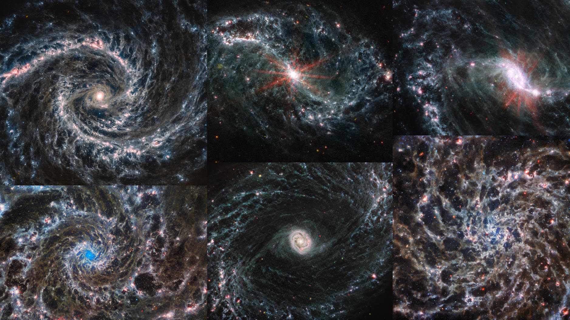 spiral galaxies MIRI PHANGS JWST