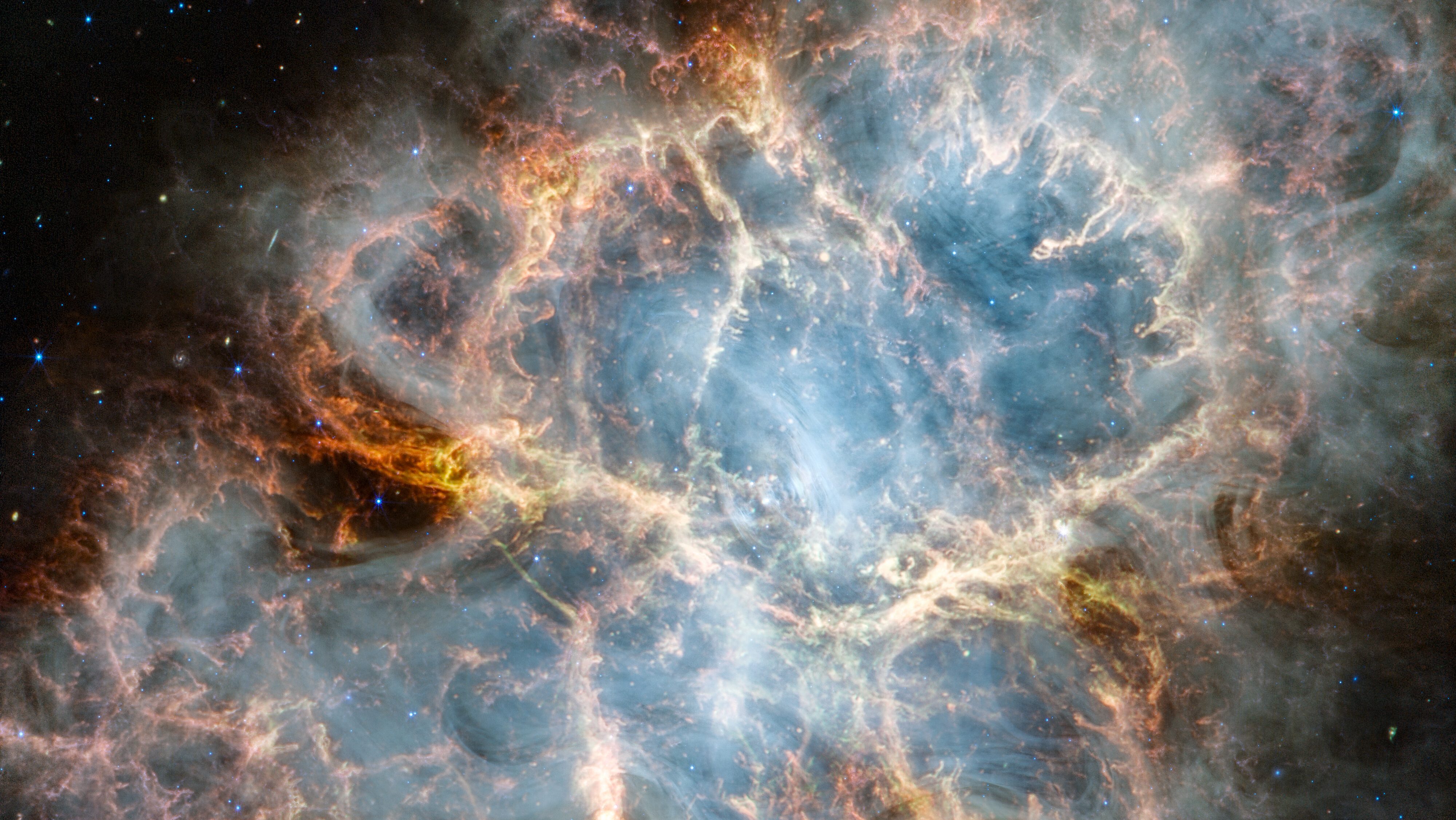 Crab Nebula James Webb JWST