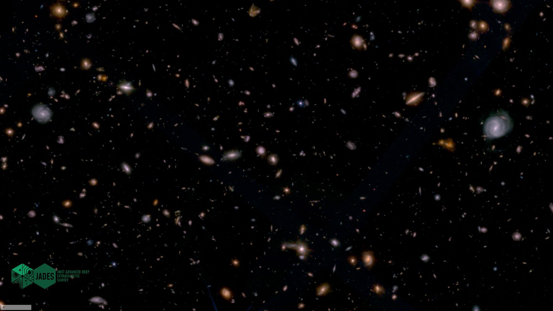 NASA's JWST captures the deepest view of galaxies in the night sky.
