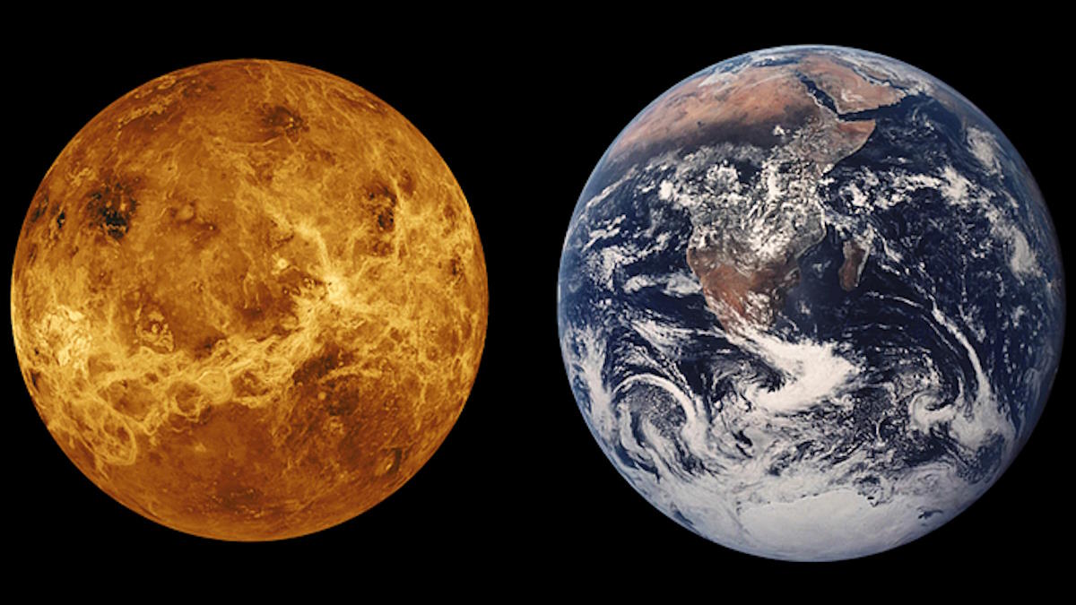 venus earth comparison