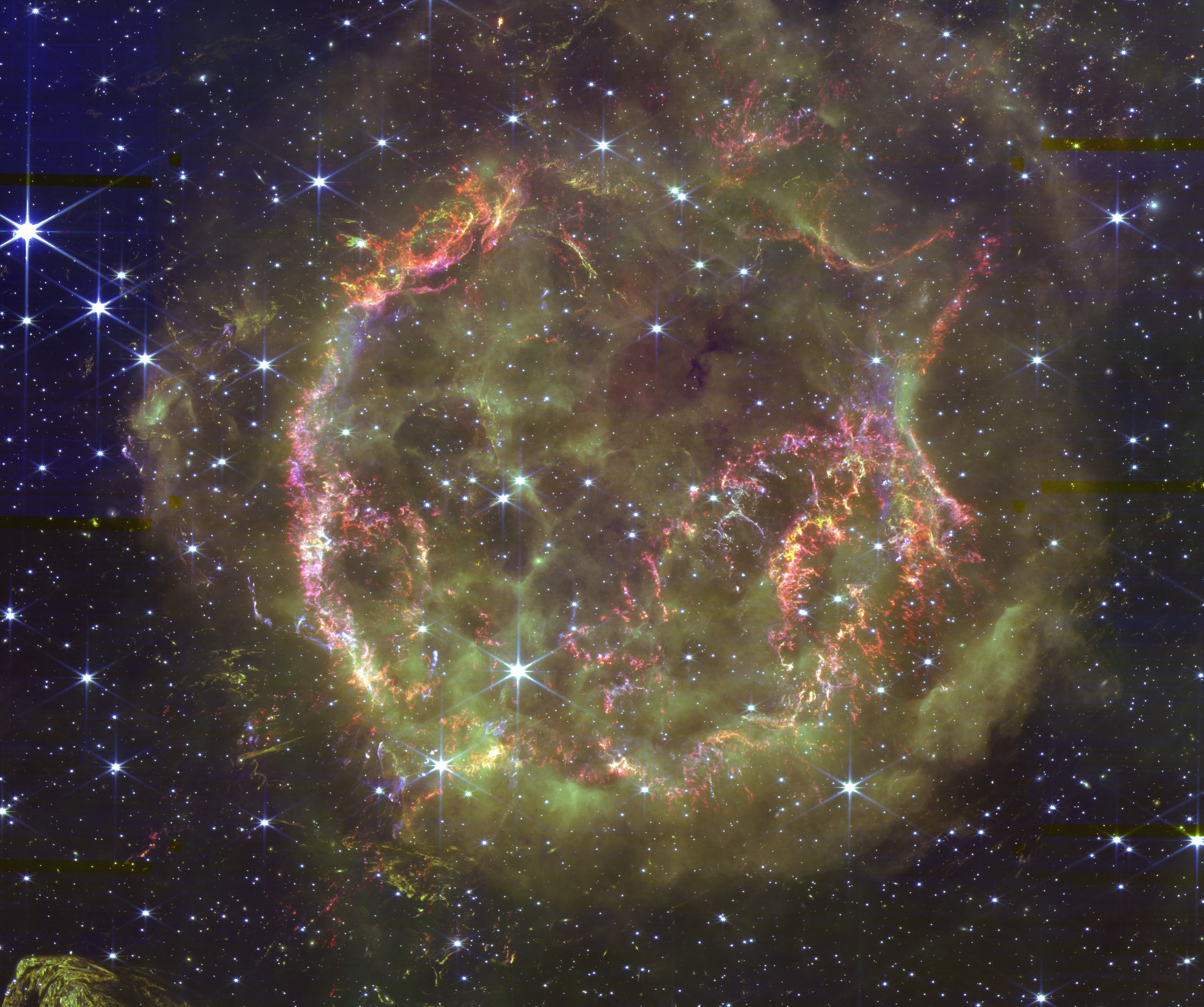 JWST supernova remnant Cas A NIRCam