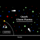 A diagram showing the transition from a quark gluon plasma to stable protons and neutrons