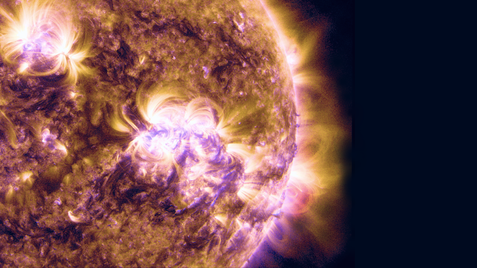 NASA solar dynamics observatory view of the sun