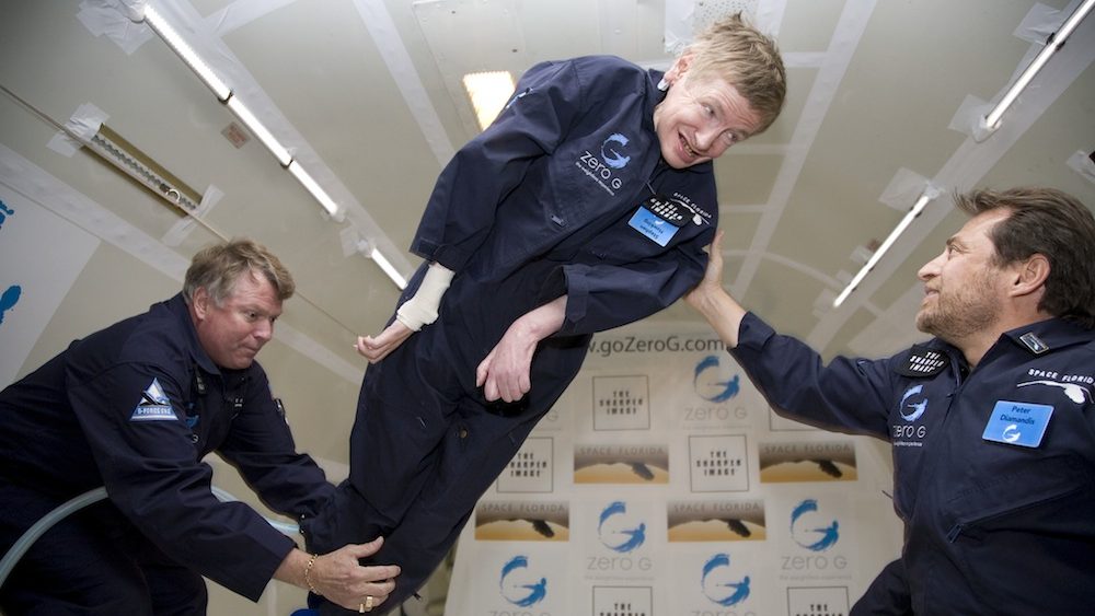 zero gravity flight stephen hawking