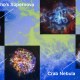 Four different images of supernova remnants from NASA's Chandra X-ray observatory