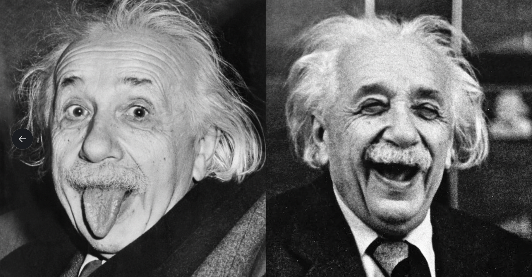 A black and white photo of albert einstein with his tongue out.
