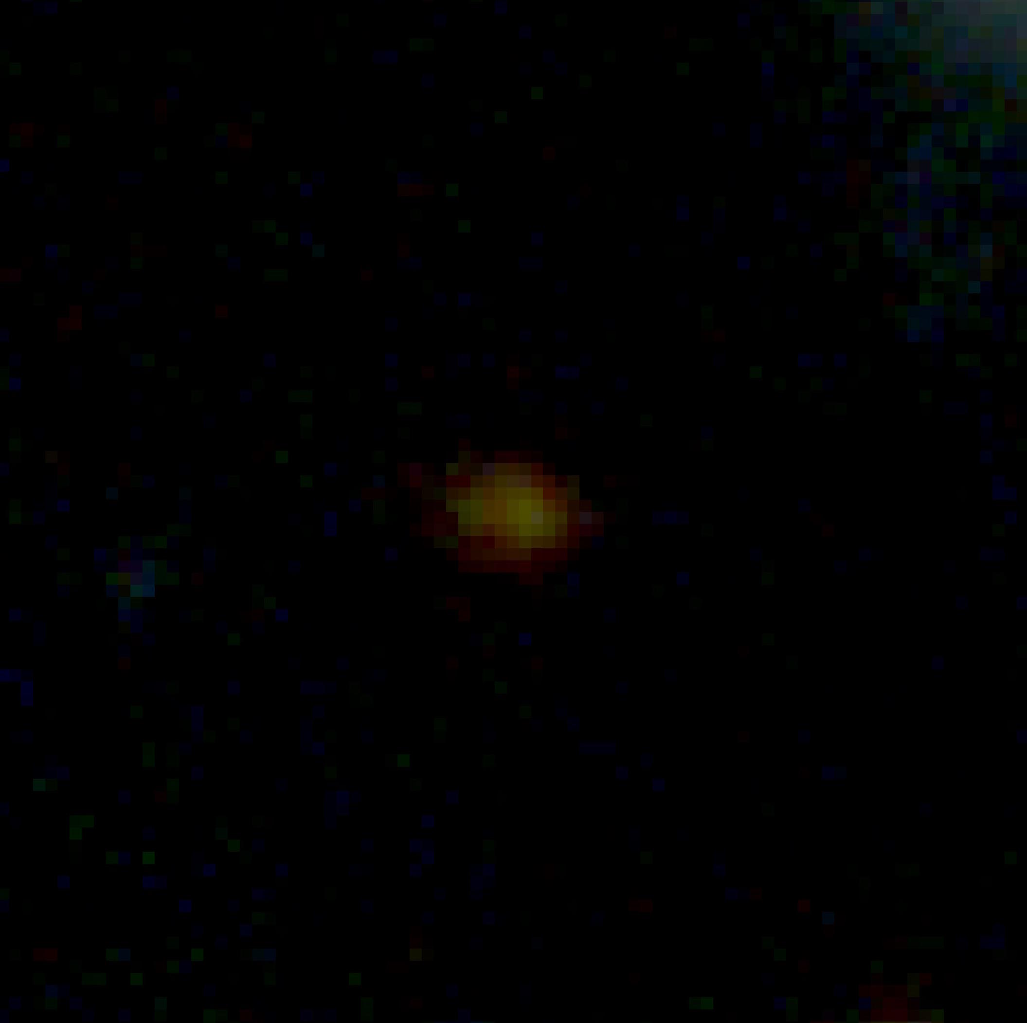 An image of a dead galaxy captured by the JWST in the night sky.