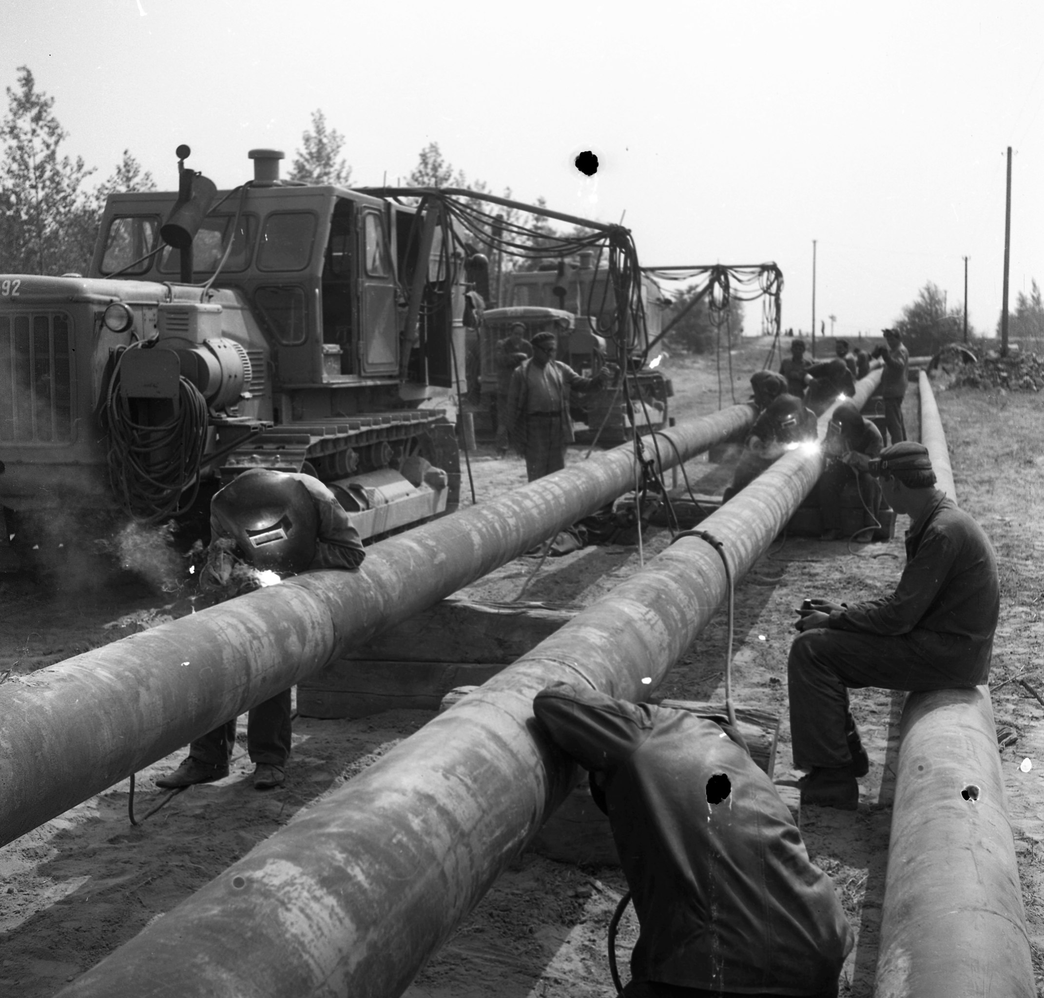 Pipeline construction in Europe 